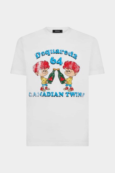 画像1: DSQUARED2 CANADIAN TWINS COOL FIT T-SHIRT (1)