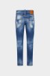 画像2: DSQUARED2 MEDIUM WORN OUT BOOTY WASH SKATER JEANS (2)