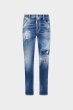 画像1: DSQUARED2 MEDIUM WORN OUT BOOTY WASH SKATER JEANS (1)