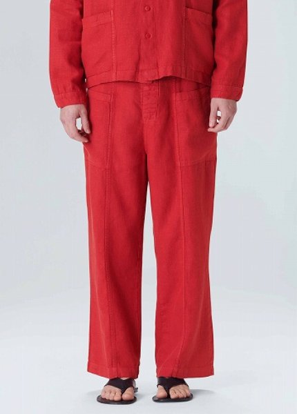 画像1: OSKLEN MEN'S オスクレン Tropical linen pants パンツ (1)