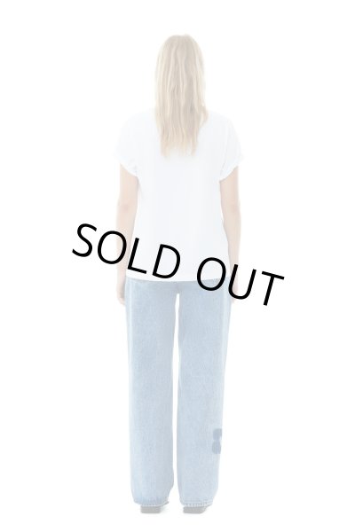 画像6: GANNI ガニー FUTURE WHITE HEAVY JERSEY RELAXED LOGO (6)