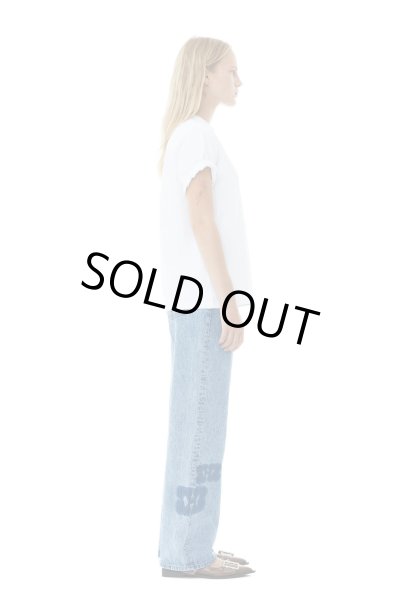 画像5: GANNI ガニー FUTURE WHITE HEAVY JERSEY RELAXED LOGO (5)