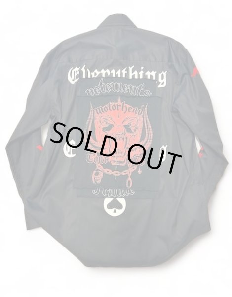 画像5: VETEMENTS ヴェトモン MOTORHEAD PATCHED SHIRT BLACK (5)
