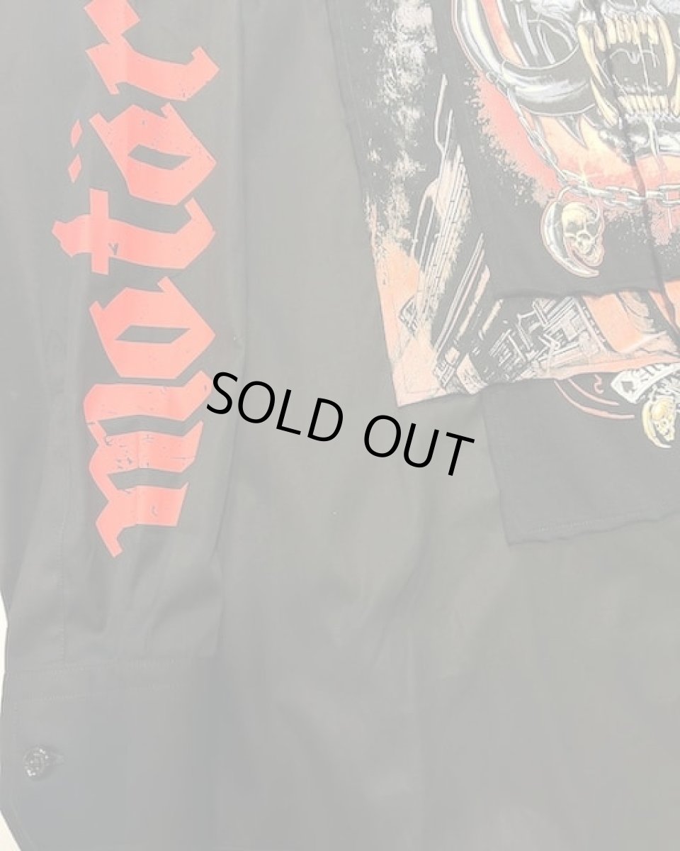 画像3: VETEMENTS ヴェトモン MOTORHEAD PATCHED SHIRT BLACK (3)