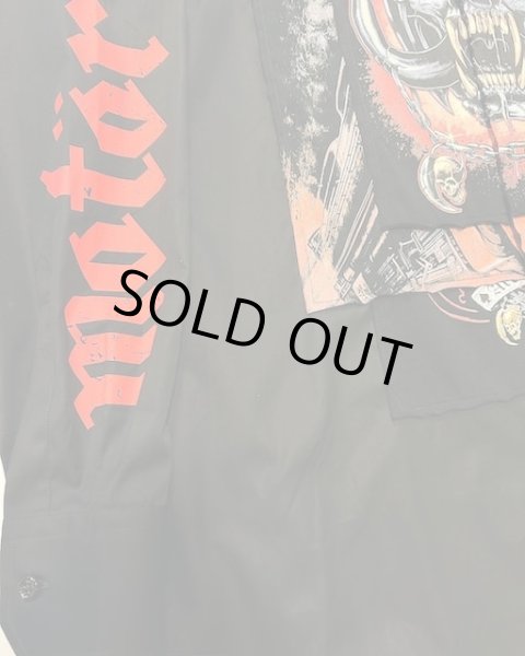 画像3: VETEMENTS ヴェトモン MOTORHEAD PATCHED SHIRT BLACK (3)