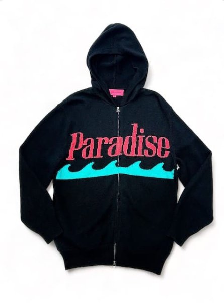 画像1: The Elder Statesman PARADISE ZIP HOODIE (1)