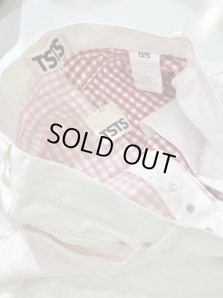 画像3: TSTS 2 GINGHAM LINING DENIM TROUSERS (3)