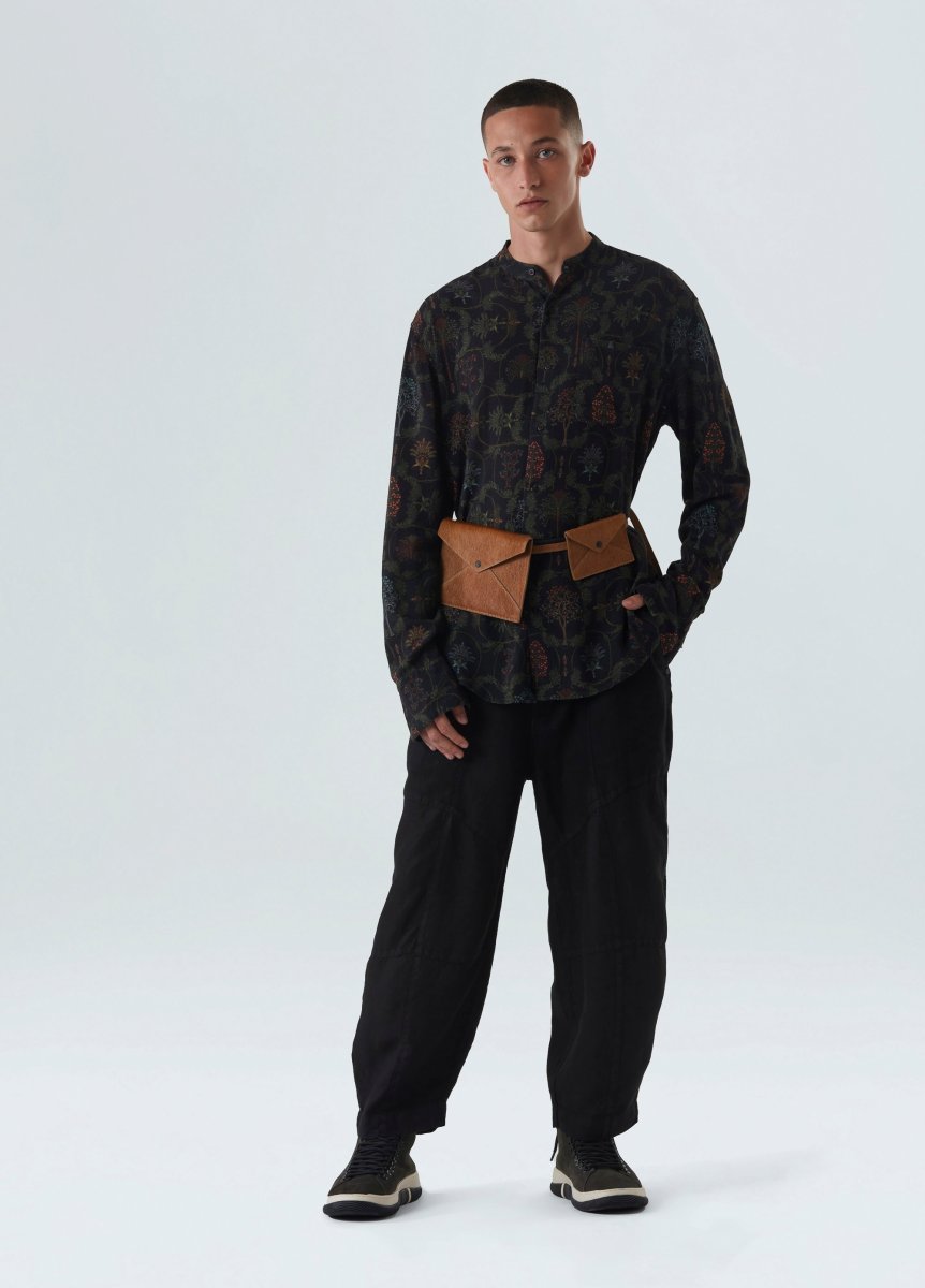 画像6: OSKLEN MEN'S オスクレン Dark Seed Linen Shirt (6)
