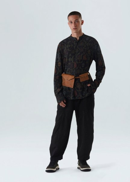 画像6: OSKLEN MEN'S オスクレン Dark Seed Linen Shirt (6)