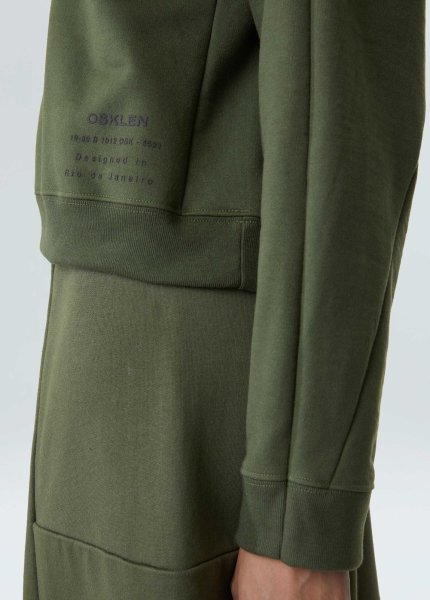 画像3: OSKLEN WOMEN'S フォレスト コットン スウェットシャツ (3)