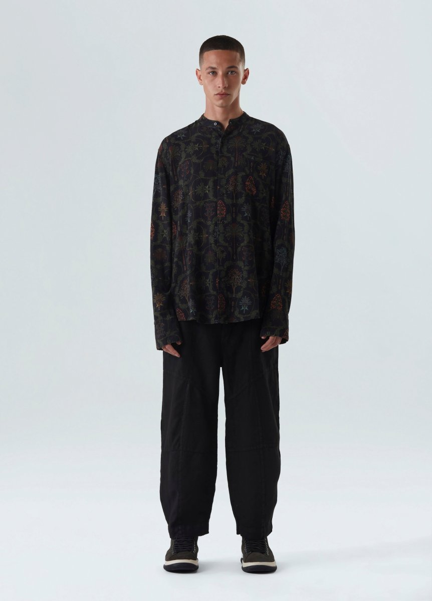 画像5: OSKLEN MEN'S オスクレン Dark Seed Linen Shirt (5)