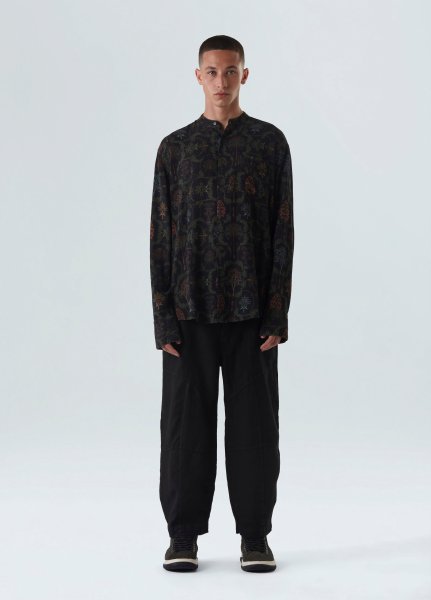 画像5: OSKLEN MEN'S オスクレン Dark Seed Linen Shirt (5)