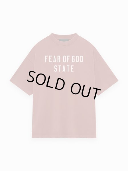 画像1: ESSENTIALS FEAR OF GOD Heavy Crewneck Tee "FEAR OF GOD STATE" (1)