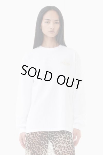 画像3: 【正規取扱店販売品】GANNI  ガニ―  White Future Heavy Jersey Palm Long Sleeve　ご注文確認後即日発送・送料無料 (3)