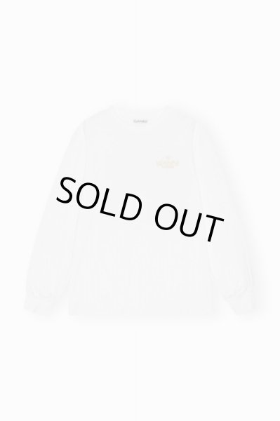 画像1: 【正規取扱店販売品】GANNI  ガニ―  White Future Heavy Jersey Palm Long Sleeve　ご注文確認後即日発送・送料無料 (1)