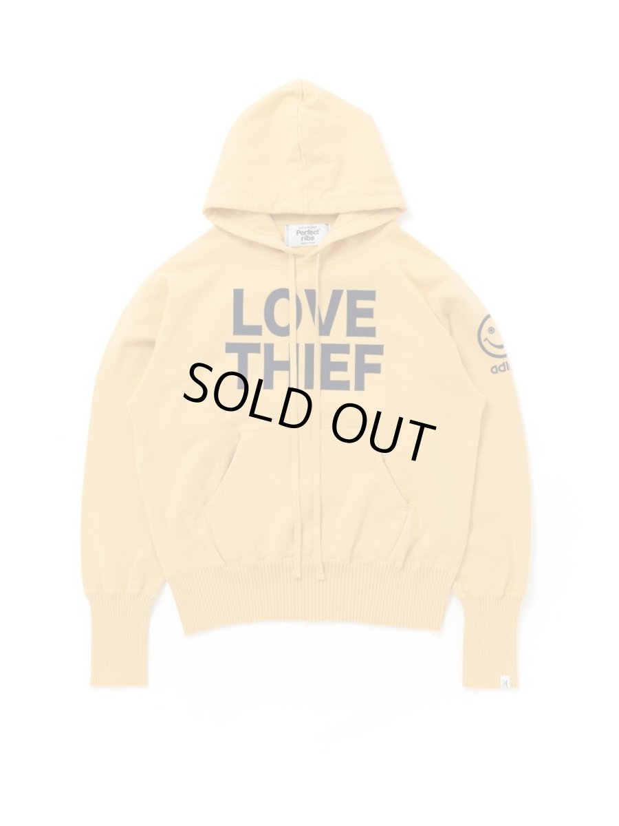 画像1: 【Perfect ribs®︎×A LOVE MOVEMENT】"LOVE THIEF"Basic Hoodie (1)