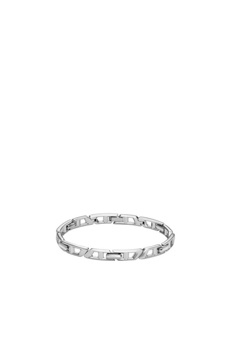 画像1: DIESEL dl1350040 sterling silver jewel ディーゼル シルバー ブレスレット (1)