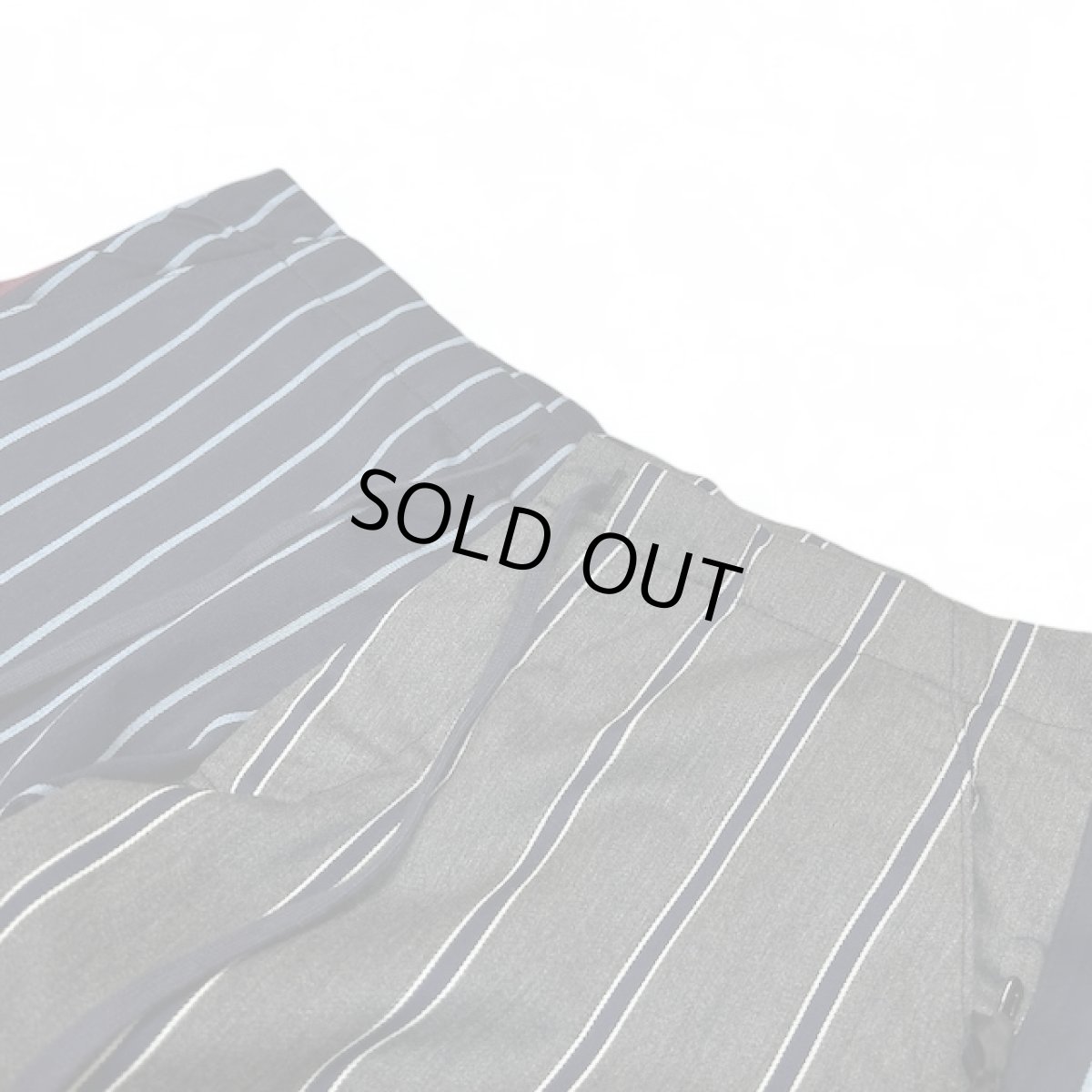 画像2: Greg Lauren　MIXED DREP STRPE WIDE LEG PANTS (2)