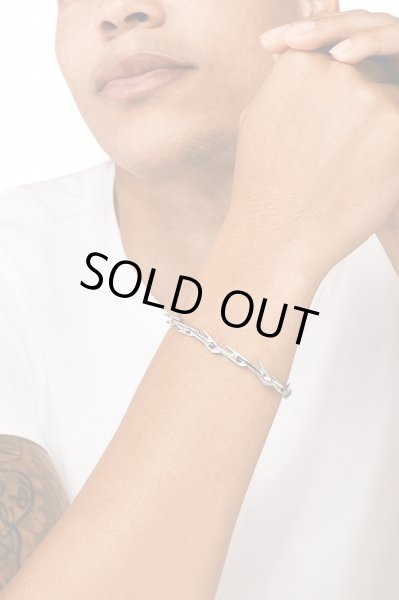 画像4: DIESEL dx1536040 Stainless Steel Interlocking D Logo Chain Bracelet ディーゼル  ブレスレット (4)