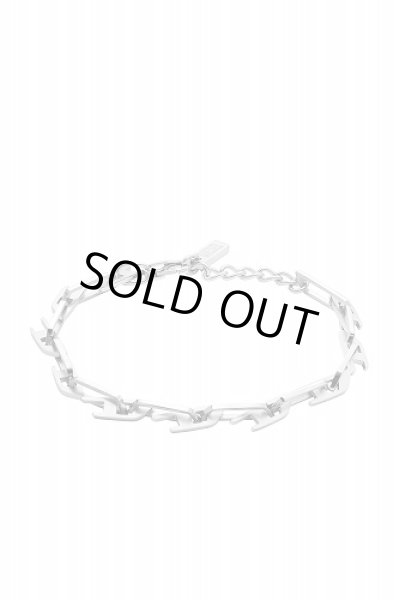 画像1: DIESEL dx1536040 Stainless Steel Interlocking D Logo Chain Bracelet ディーゼル  ブレスレット (1)