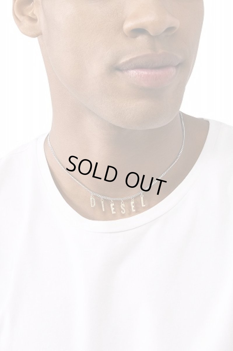 画像4: DIESEL Dx1545931 jewel Stainless steel chain necklace ディーゼル ネックレス (4)