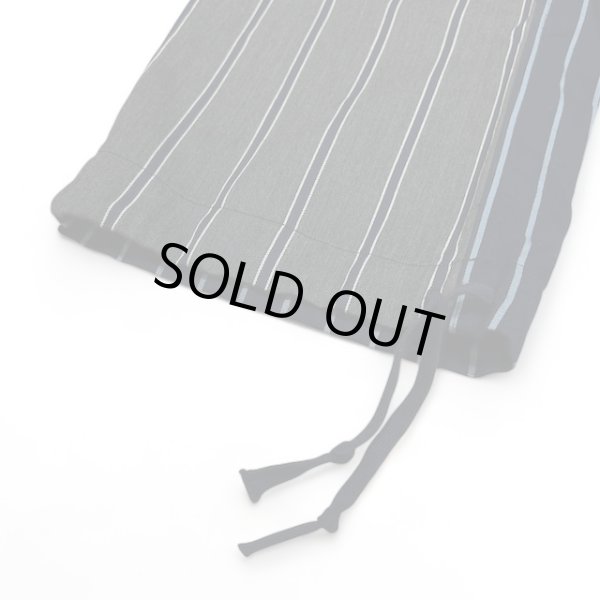 画像4: Greg Lauren　MIXED DREP STRPE WIDE LEG PANTS (4)