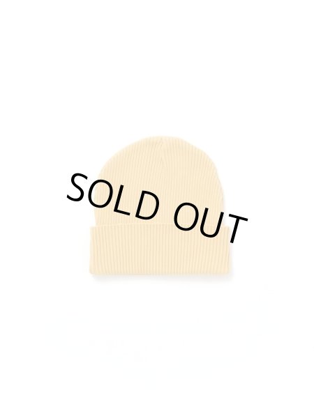 画像2: 【Perfect ribs®︎×A LOVE MOVEMENT】"SMILE Patch" Rib Beanie Cap (2)