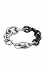 画像2: DIESEL Dx1531931 Two-Tone Stainless Steel Chain Bracelet ディーゼル ブレスレット (2)