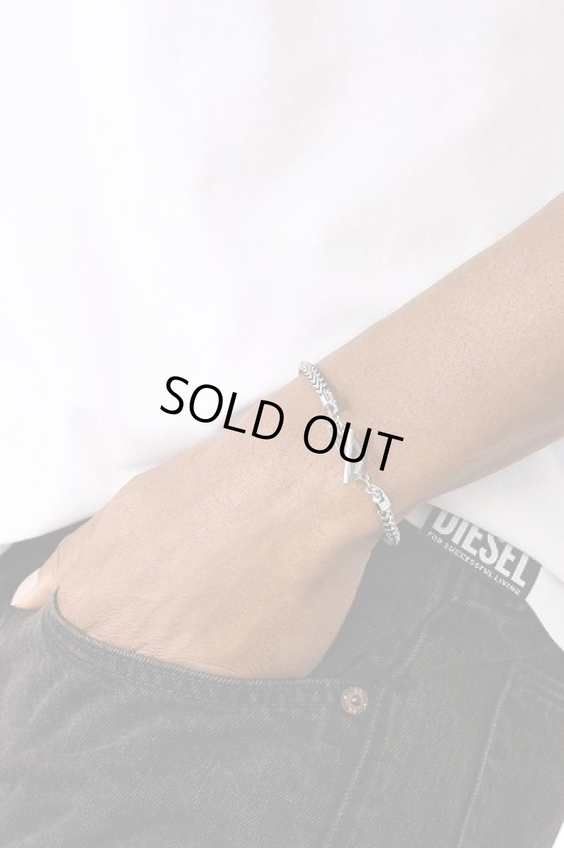 画像3: DIESEL Dx1551040 Stainless Steel Chain Bracelet ディーゼル ジュエル ブレスレット  (3)