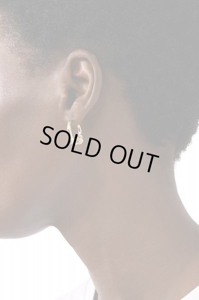 画像3: DIESEL Dx1566710 jewel Gold-Tone Stainless Steel Hoop Earring ディーゼル  ジュエル ピアス (3)