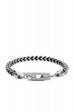 画像1: DIESEL Dx1540040 Stainless Steel Woven Chain Bracelet ディーゼル ブレスレット (1)