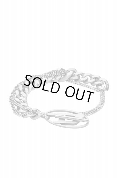 画像1: DIESEL Dx1550040 jewel Stainless Steel Chain Bracelet ディーゼル ジュエル ブレスレット  (1)