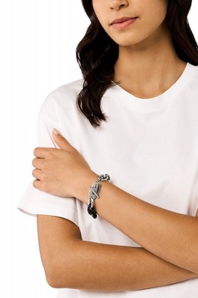 画像3: DIESEL Dx1531931 Two-Tone Stainless Steel Chain Bracelet ディーゼル ブレスレット (3)