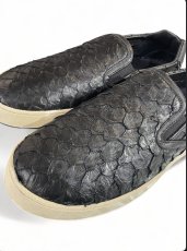 画像5: OSKLEN MEN'S  オスクレン フィッシュレザー スリッポンスニーカー (5)