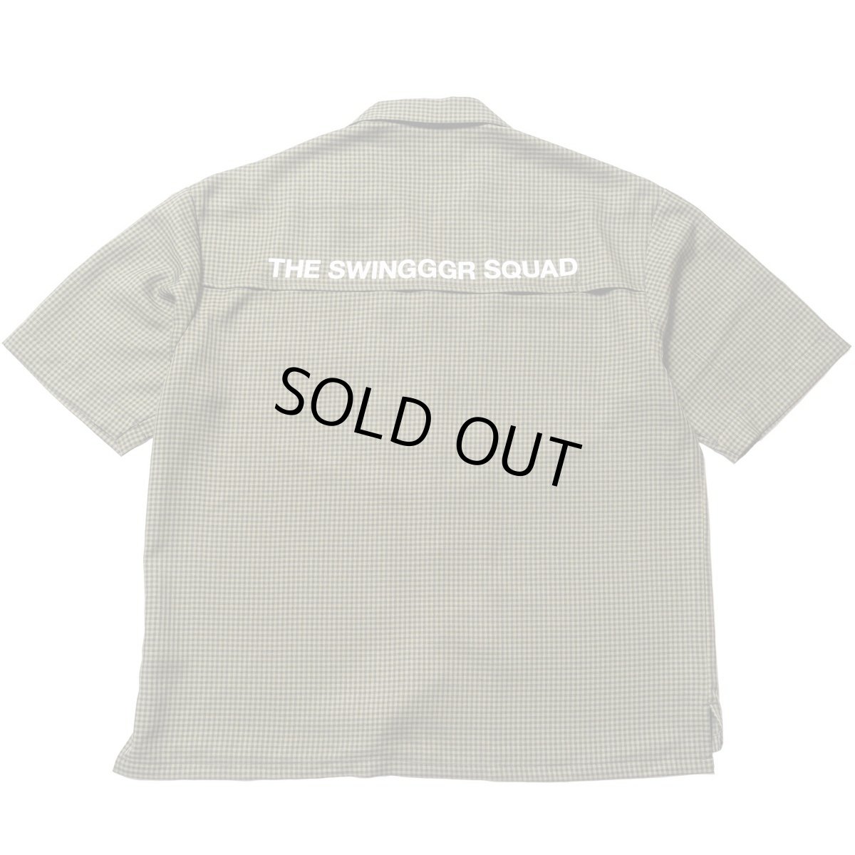画像2: THE SWINGGGR  OPEN SHIRT, GREEN CHECK (2)