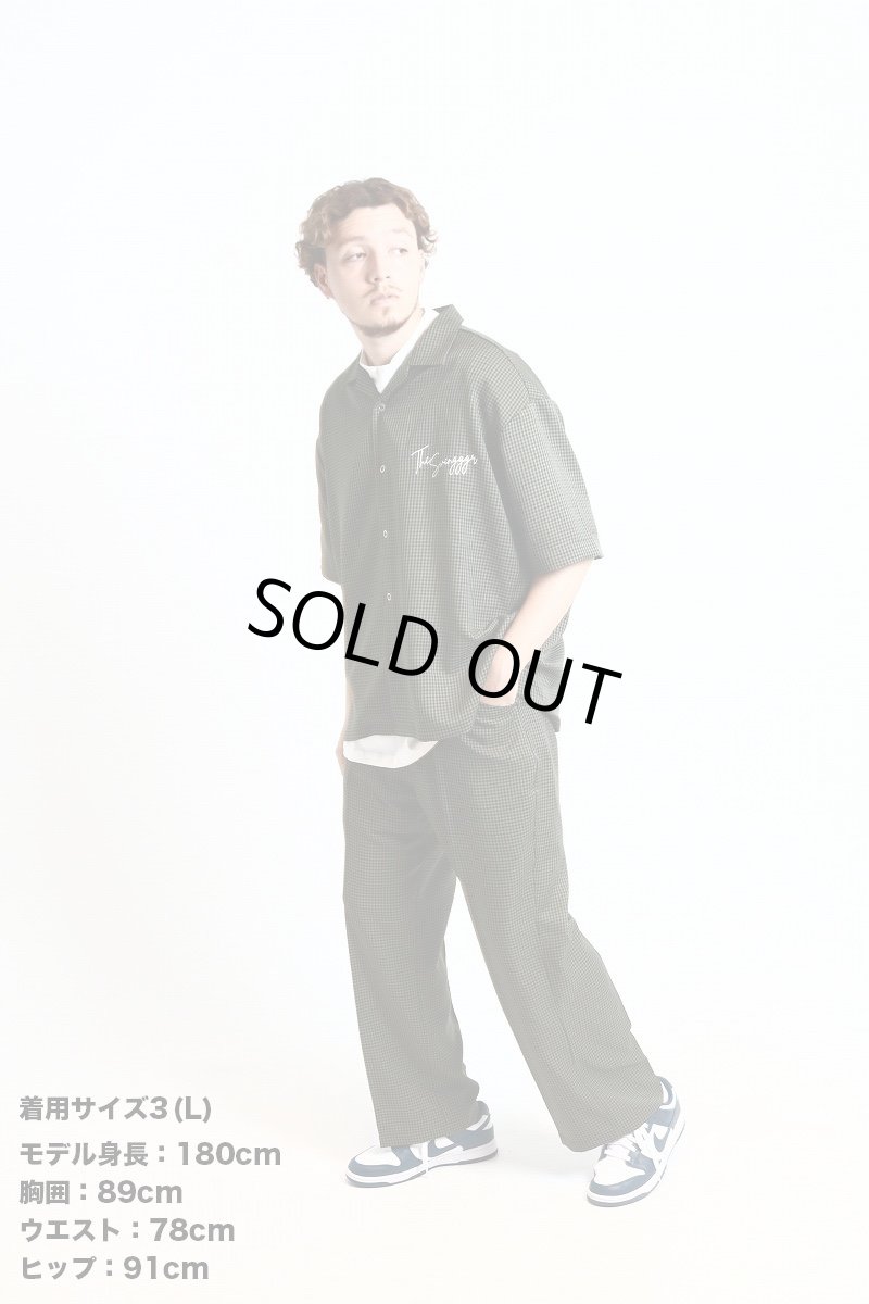 画像12: THE SWINGGGR  OPEN SHIRT, GREEN CHECK (12)