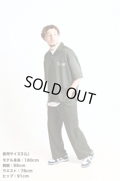 画像12: THE SWINGGGR  OPEN SHIRT, GREEN CHECK (12)