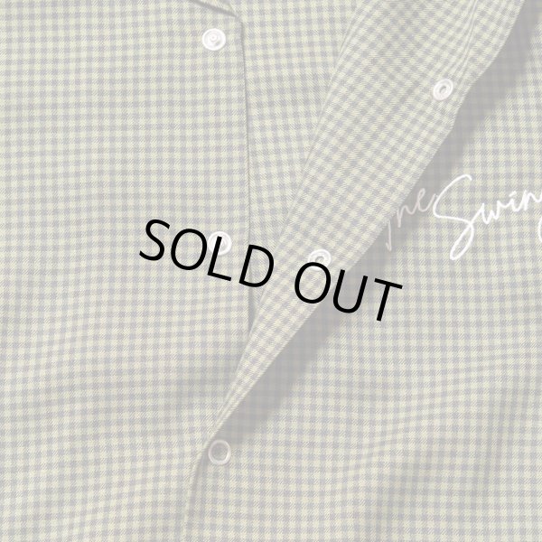 画像6: THE SWINGGGR  OPEN SHIRT, GREEN CHECK (6)