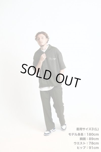 画像10: THE SWINGGGR  OPEN SHIRT, GREEN CHECK (10)