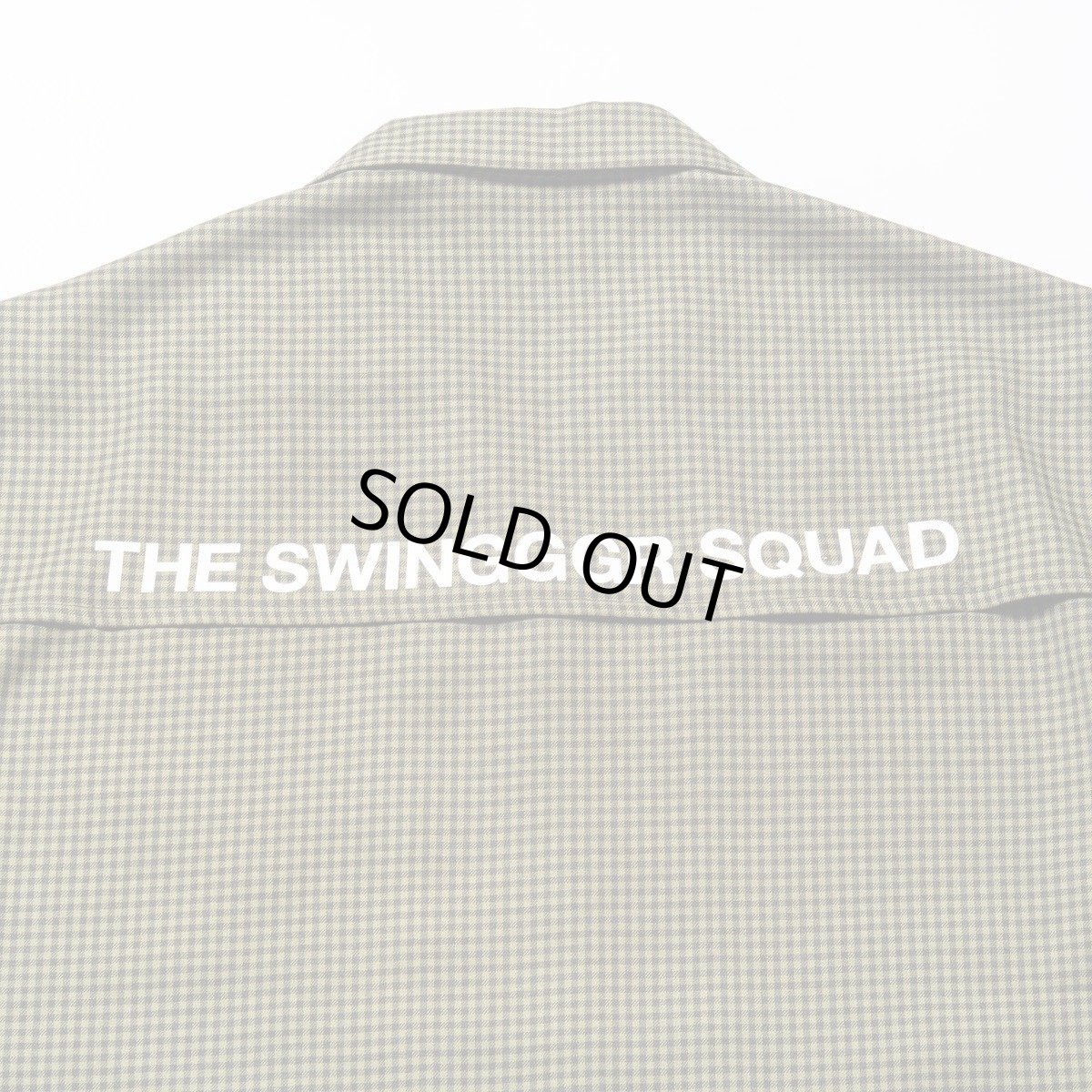 画像4: THE SWINGGGR  OPEN SHIRT, GREEN CHECK (4)