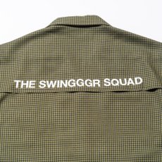 画像4: THE SWINGGGR  OPEN SHIRT, GREEN CHECK (4)