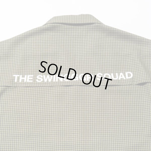 画像4: THE SWINGGGR  OPEN SHIRT, GREEN CHECK (4)