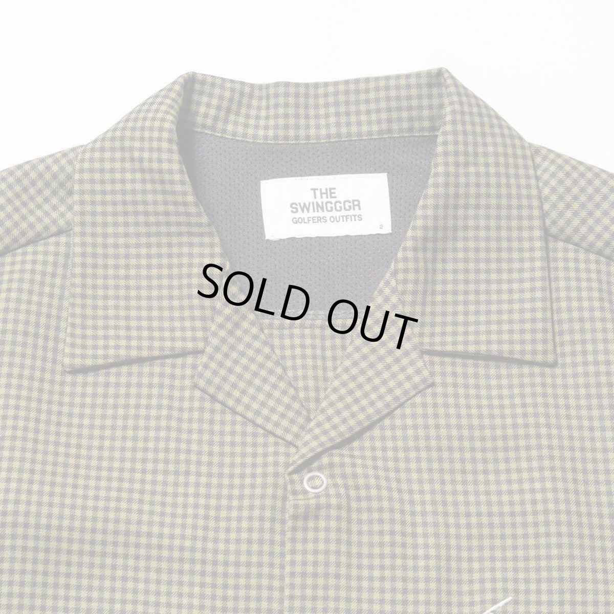 画像7: THE SWINGGGR  OPEN SHIRT, GREEN CHECK (7)