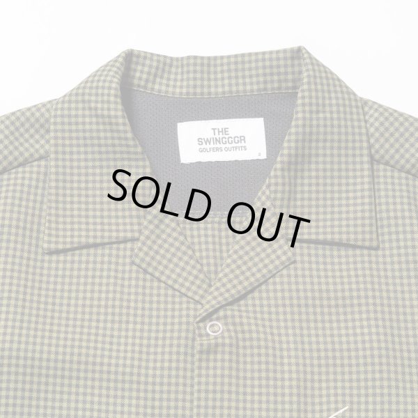 画像7: THE SWINGGGR  OPEN SHIRT, GREEN CHECK (7)