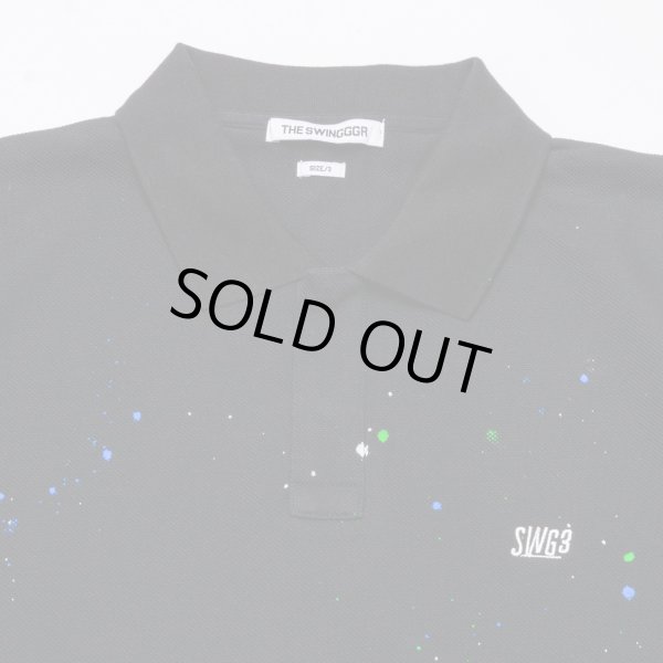 画像3: THE SWINGGGR　POLO - B, PAINTED, BLACK (3)