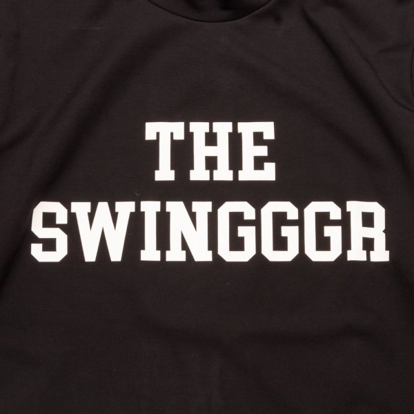 画像3: THE SWINGGGR PUNCH MOCK NECK L/T-C, BLACK (3)