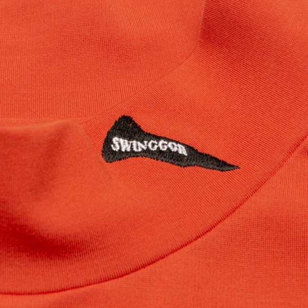 画像4: THE SWINGGGR PUNCH MOCK NECK L/T-C, ORANGE (4)