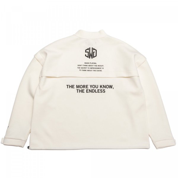 画像2: THE SWINGGGR PUNCH MOCK NECK - B, WHITE (2)
