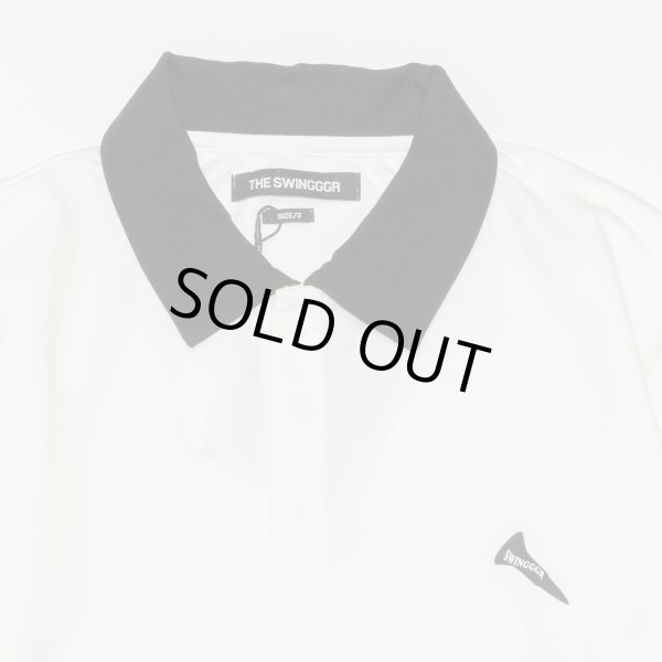 画像6: THE SWINGGGR　SWITCHING JAGUARD LONG POLO, WHITE (6)