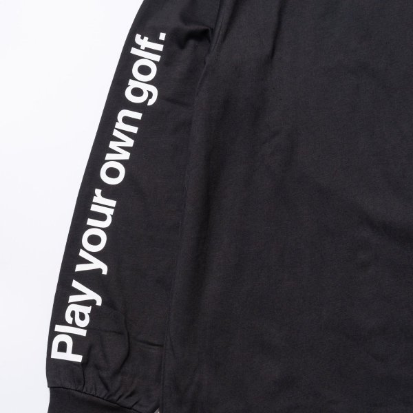 画像6: THE SWINGGGR MOCK NECK L/TEE - B, BLACK (6)